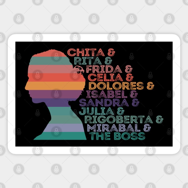 Chita & Rita & Frida &... Magnet by monoblocpotato